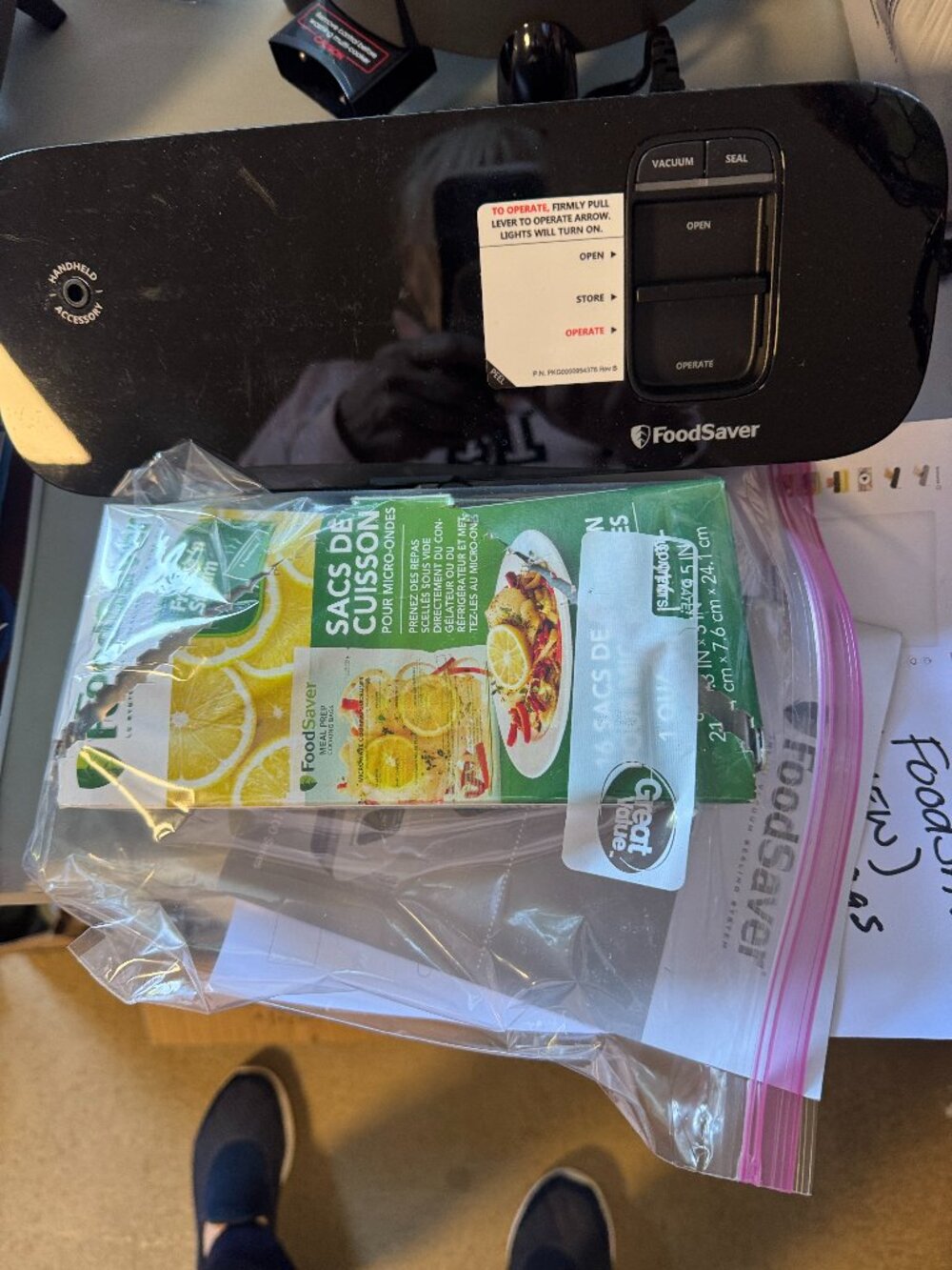 Foodsaver, New In Box, never used with extra bags